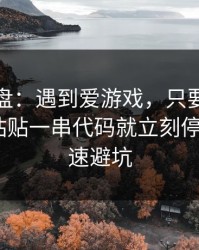 实测复盘：遇到爱游戏，只要出现让你复制粘贴一串代码就立刻停：3个快速避坑